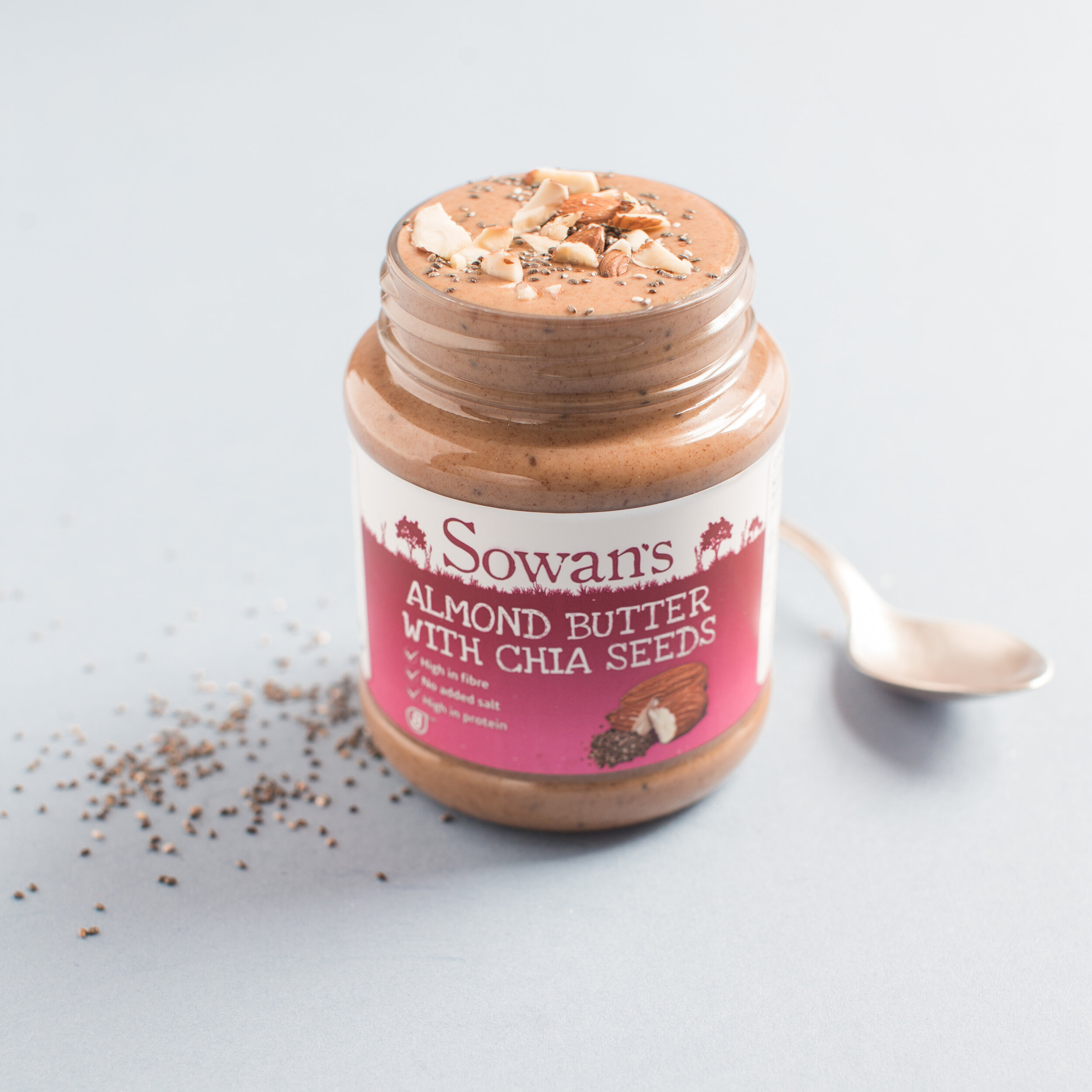 Almond Butter with Chia Seeds